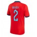 England Kyle Walker #2 Replika Borta matchkläder VM 2022 Korta ärmar